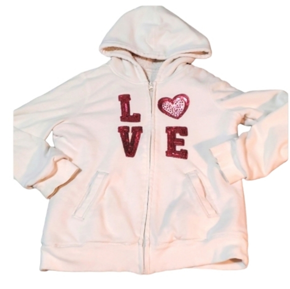 Xl girls  14 sherpa lined sweatshirt hooded jacket , the childrens place… - Picture 1 of 4